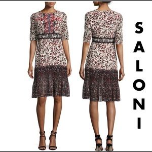 NWT SALONI Vera midi dress
